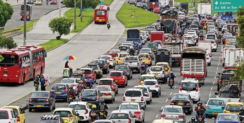 Congestión vial Bogotá Congestión vial Bogotá
