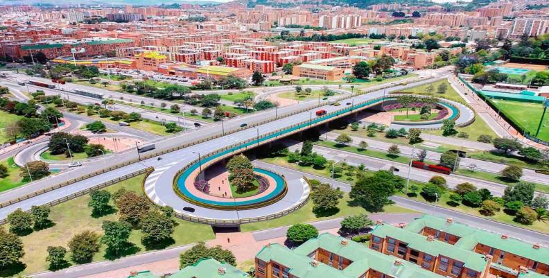 Imagen de los planos de la ampliación del puente vehicular de la Calle 153