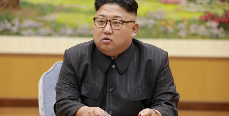 North Korean leader Kim Jong Un participates in a meeting with the Presidium of the Political Bureau of the Central Committee of the WorkersÕ Party of Korea North Korean leader Kim Jong Un participates in a meeting with the Presidium of the Political Bureau of the Central Committee of the WorkersÕ Party of Korea