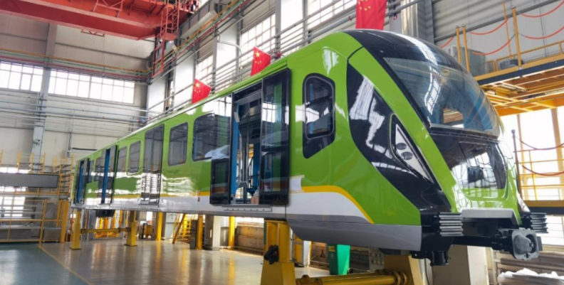 Primer vagón del metro de Bogotá Primer vagón del metro de Bogotá