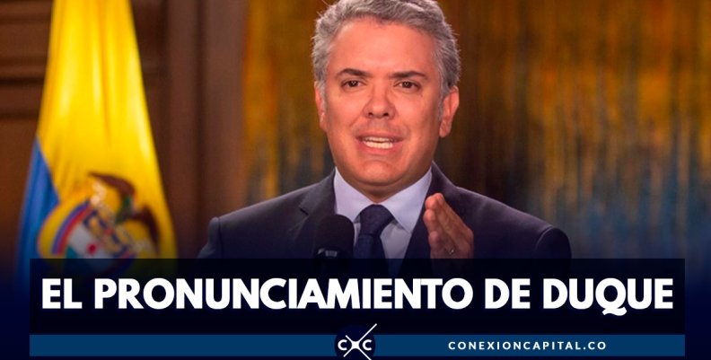 Iván Duque pide que no se frenen obras de infraestructura en Bogotá Iván Duque pide que no se frenen obras de infraestructura en Bogotá
