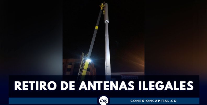 Alcaldía Peñalosa retira antenas ilegales instaladas en espacio público Alcaldía Peñalosa retira antenas ilegales instaladas en espacio público