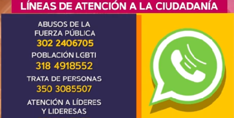 Líneas de atención San Cristóbal. Líneas de atención San Cristóbal.