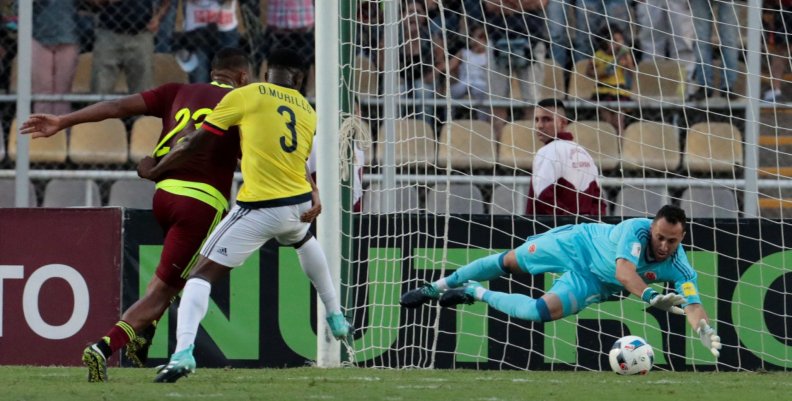 Soccer Football - 2018 World Cup Qualifiers - Venezuela vs Colombia - San Cristobal Soccer Football - 2018 World Cup Qualifiers - Venezuela vs Colombia - San Cristobal