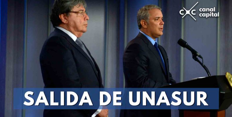 En seis meses se hará efectivo retiro de Colombia de Unasur En seis meses se hará efectivo retiro de Colombia de Unasur