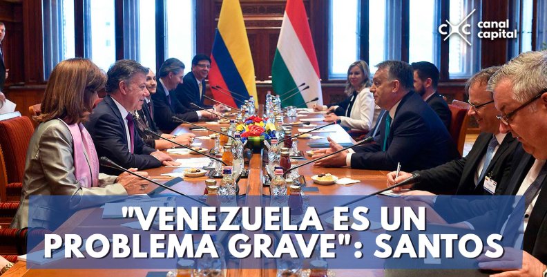 'VENEZUELA-ES-UN-PROBLEMA-GRAVE'--SANTOS 'VENEZUELA-ES-UN-PROBLEMA-GRAVE'--SANTOS