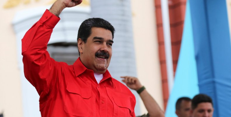 Venezuela's President Nicolas Maduro gestures during an event with students at Miraflores Palace in Caracas Venezuela's President Nicolas Maduro gestures during an event with students at Miraflores Palace in Caracas
