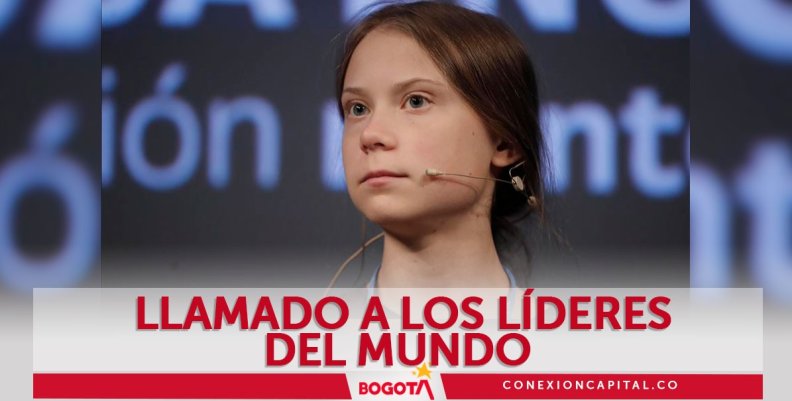 Greta Thumberg en el Foro de Davos