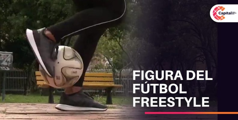Paola Día, joven figura del fútbol freestyle en Bogotá Paola Día, joven figura del fútbol freestyle en Bogotá