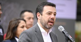El alcalde de Bogotá, Carlos Fernando Galán