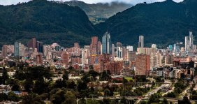 Vista panorámica de Bogotá