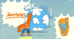 Cuatro fantásticos para niñas y niños