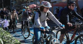 Ciclovía en Bogotá 
