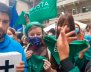 Manifestantes mujeres