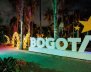 Letrero iluminado que dice "Bogotá"