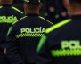 Hombres con el uniforme de la Policía Nacional en una formación