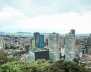 Fotografía panorámica de Bogotá