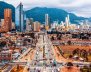 Vista panorámica de Bogotá desde los cerros