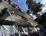 Edificio de rejas con cuartos individuales