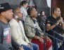 Miembros de la Orquesta Aragón, de Cuba, ensayando para su concierto junto a la Filarmónica de Bogotá.