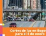 En la imagen se puede observar una vía de la ciudad de Bogotá con varios carros trnasitando. 