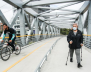 Nuevo ciclo puente Canal Molinos en la Autopista Norte