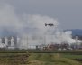 Smoke rises from Austria's largest natural gas import and distribution station after a gas explosion in Baumgarten