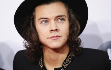 El cantante británico Harry Styles en la entrega de premios American Music en Los Angeles