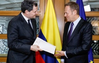 Embajador de Colombia presenta carta credencial ante la Unión Europea