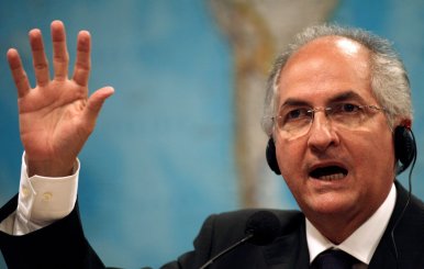 FILE PHOTO: Caracas Mayor Ledezma talks during a hearing at the Brazilian Senate Foreign Relations Commission at the National Congress in Brasilia
