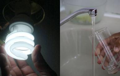Cortes de agua y luz