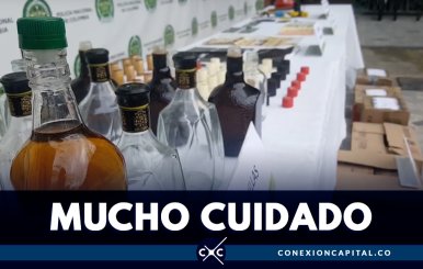 Autoridades incautaron más de 100 botellas de licor adulterado