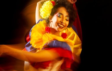 Bailarina de cumbia