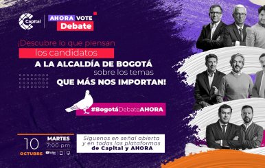 Imagen sobre el debate a la Alcaldía de Bogotá 2023