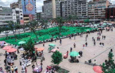 Plaza de San Victorino, sector comercial de Bogotá