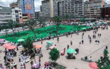 Plaza de San Victorino, sector comercial de Bogotá