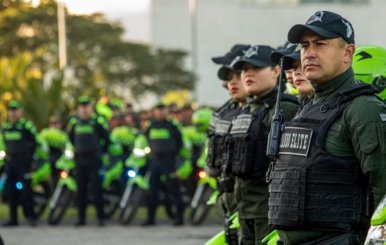 Fuerza policial de Bogotá
