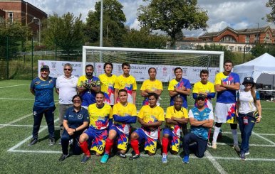 Equipo de la Selección Colombia de fútbol para ciegos