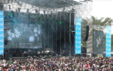 Conglomeración en la celebración del Festival de Verano 2018