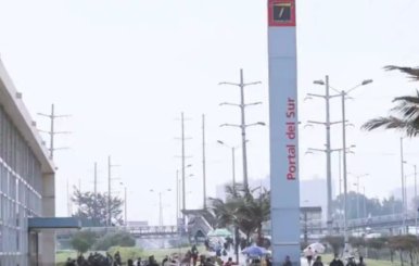 Imagen de la entrada del Portal del Sur