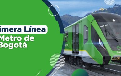 Render promocional de la Primera Línea del Metro de Bogotá