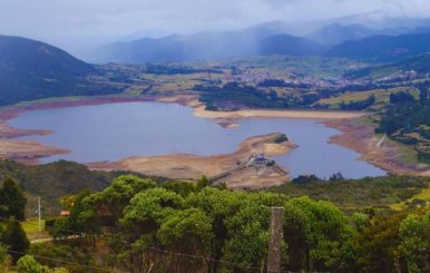 Panorámica del embalse San Rafael