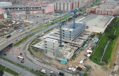 Vista aérea del predio donde se construirá el multicampus universitario en Soacha
