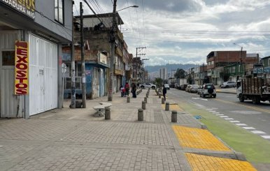Andenes en Bogotá