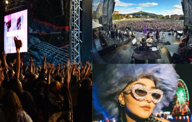 Imágenes extraídas de los principales festivales musicales de Bogotá