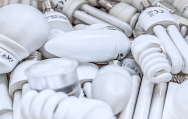 Bombillas recicladas