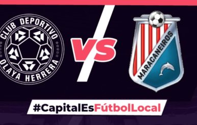 Logos de los equipos Club Olaya Herrera Independiente y Maracaneiros