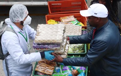 Entregas de canastas alimentarias 