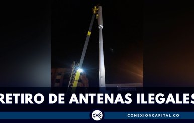 Alcaldía Peñalosa retira antenas ilegales instaladas en espacio público