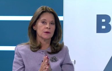 Hospitalizan a la vicepresidenta Marta Lucía Ramírez